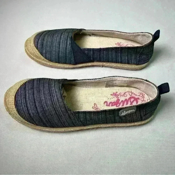 Sugar Women's Evermore Slip-On Espadrille Flats Navy Multi Wash US 8.5 new nb - Picture 3 of 8
